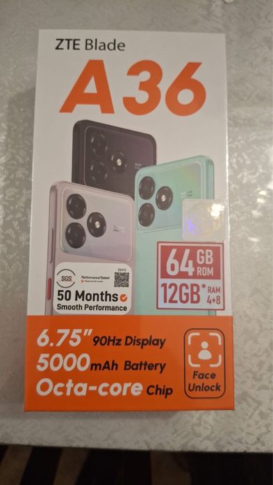 Новый телефон ZTE BLADE A36