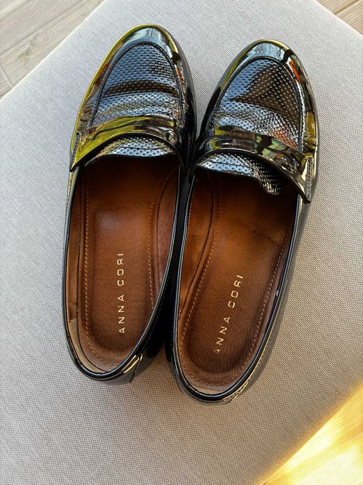 Mocasini piele Anna Cori