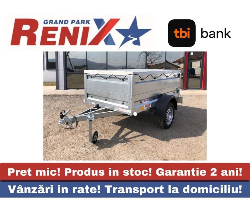 Neptun Pratik 202/114 1 axa 750 kg Remorca noua 750kg pentru categoria B