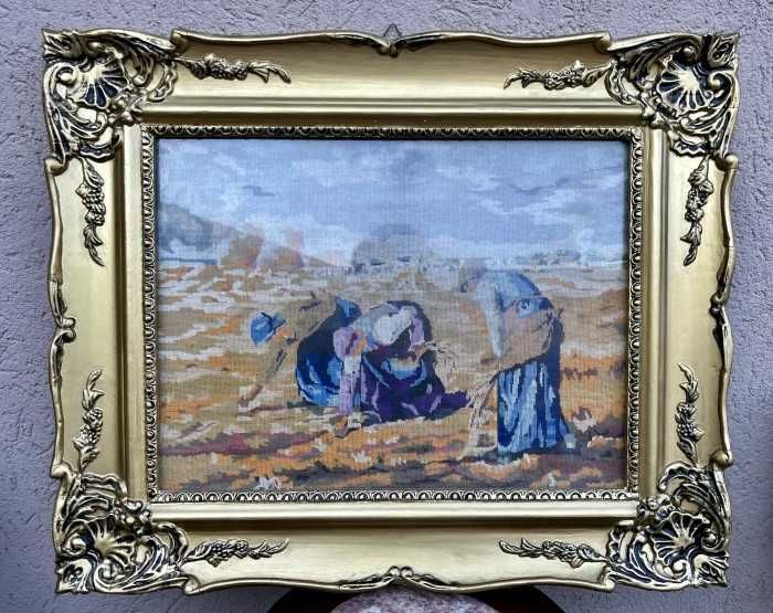 Tablou deosebit-Culegatoarele de spice-repro J F Millet-Olanda