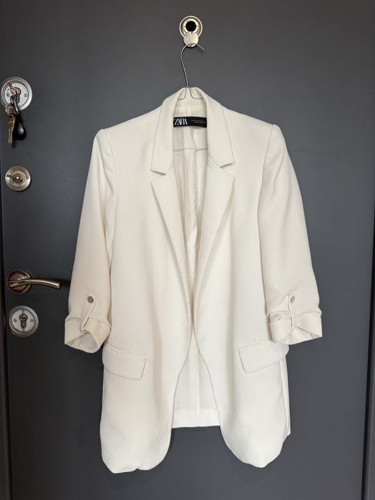 Бяло сако ZARA  xs размер