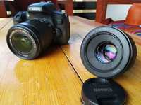 Canon Eos 750D cu 18-55mm IS STM si 50mm f1.8 STM