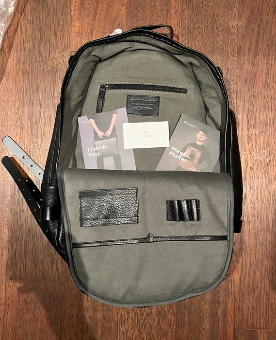 Rucsac premium Outback Mustang din piele naturală – Nou, nefolosit