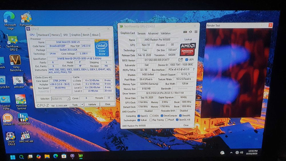 Workstation DELL T5810 Xeon E5-1650v4 32GB DDR4 W5500 8GB