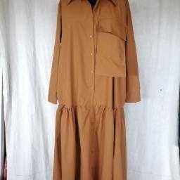 rochie lunga, tip camasa