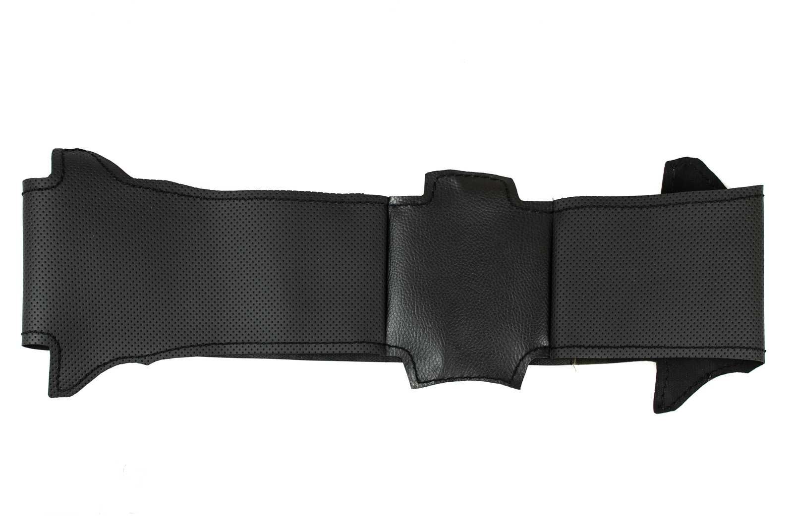 Husa volan piele negru 38 cm. pentru Opel Astra H, Zafira B, Corsa D