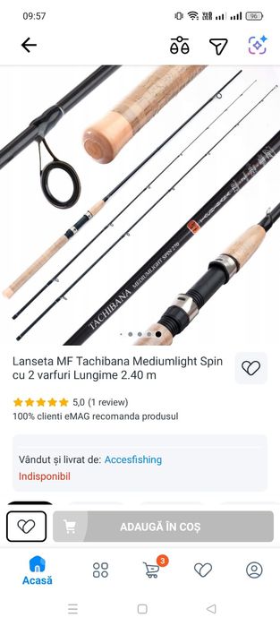 Lansete crap și spining.