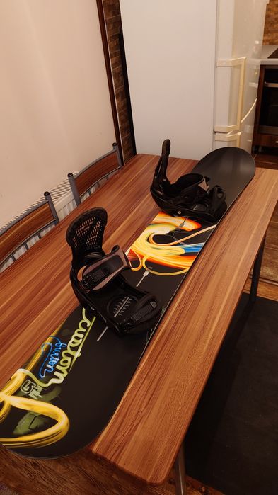 Placa Snowboard Burton Custom 159cm canal cu Legaturi Burton Custom L