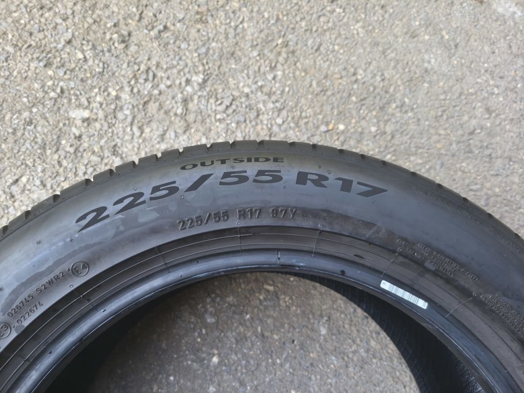 225/55/17" 2бр Pirelli P zero, dot 2123,7mm