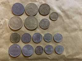 Лот 19 монети Гърция, Турция и Тунис