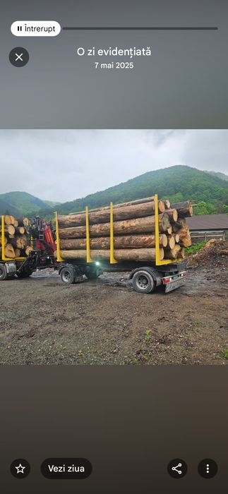 remorcă forestieră roconte