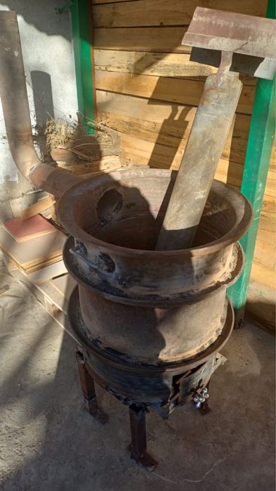 Продам очаг из камазных дисков