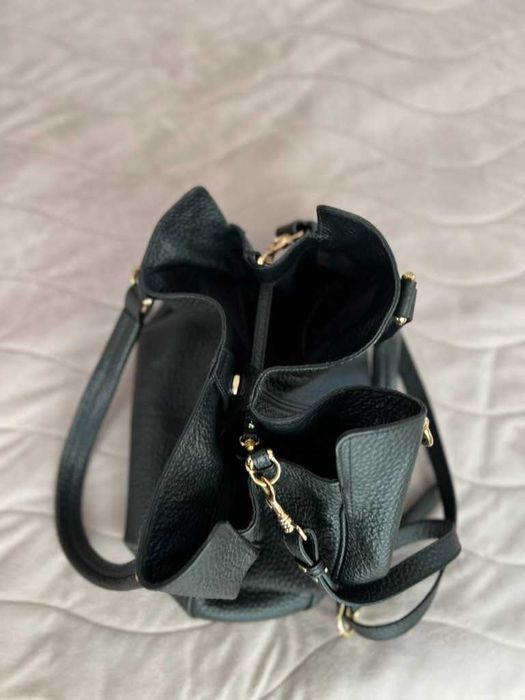 Musette чанта от естествена кожа | Като нова | Побира формат А4