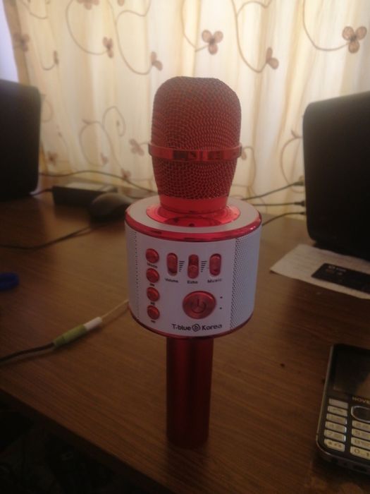 Мини колонка + караоке