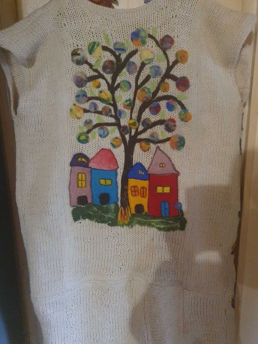 Вълнен елек иглонабиване