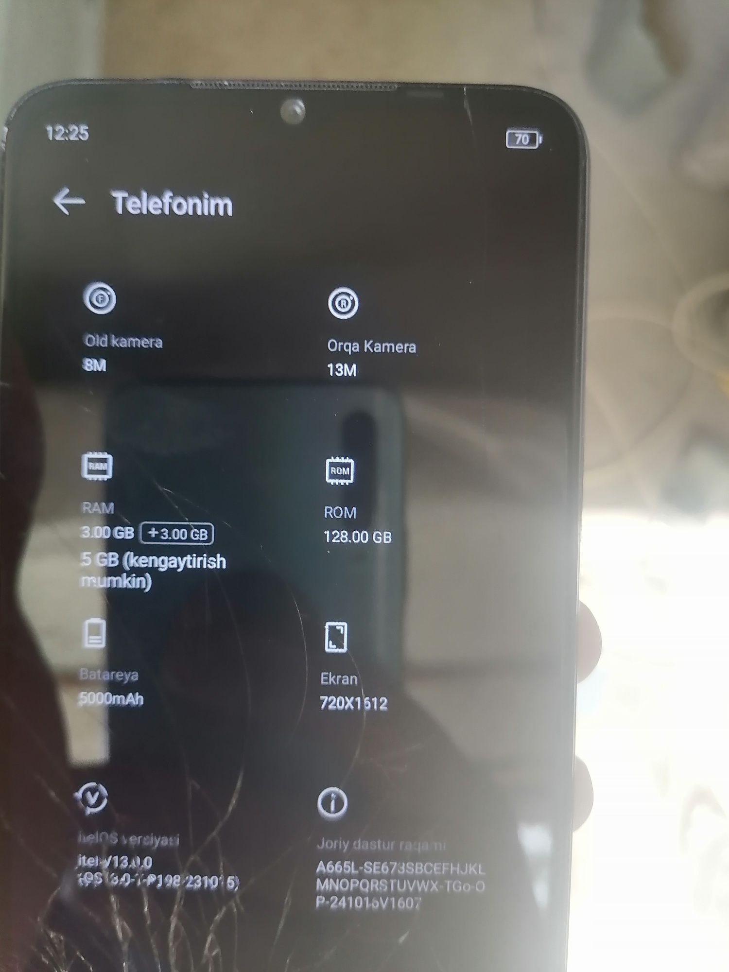 ITEL a70 awesome