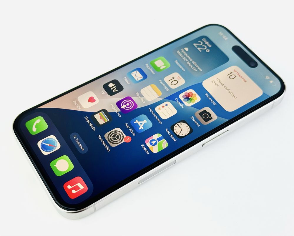 Apple iPhone 15 Pro 128GB USA White 100% Батерия! Гаранция!