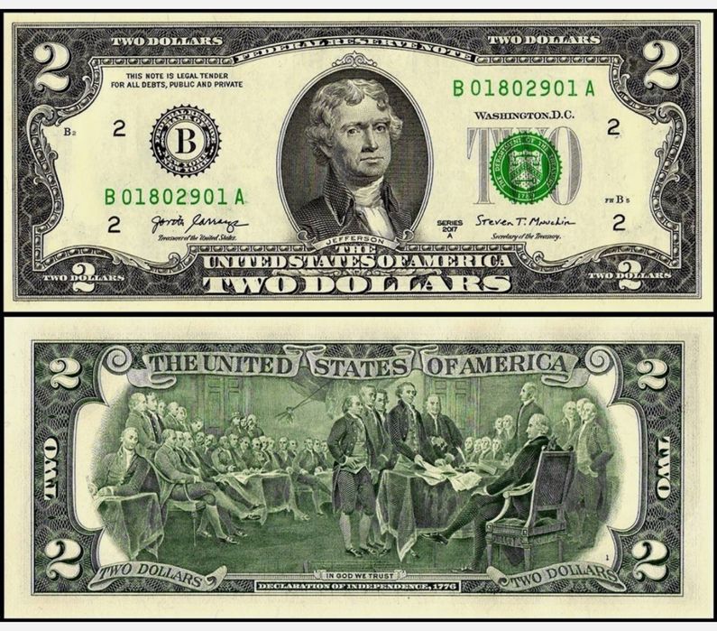 2  Доллара  2  dollars