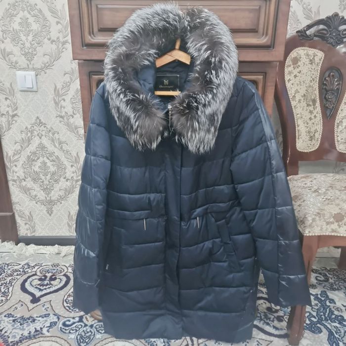 Оверсайз зимняя куртка женская