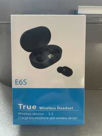Безжични слушалки Е6S wireless , bluetooth