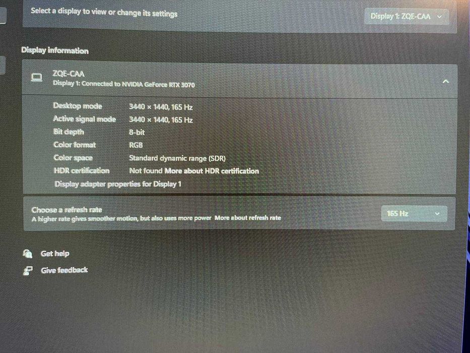 Monitor Huawei MateView GT 34" – UltraWide, 165Hz – Stare excelentă