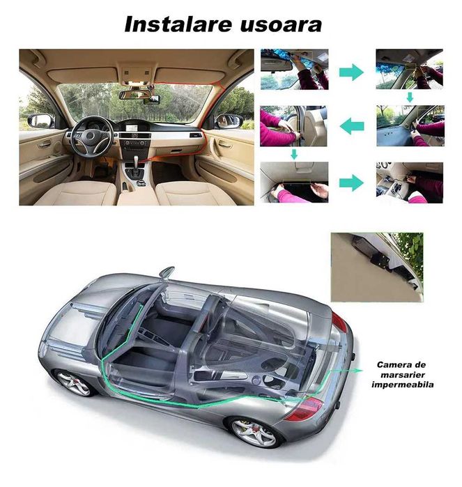 Camera Auto de bord DVR,Wi-Fi, HD 1296P,Vichema Tech®