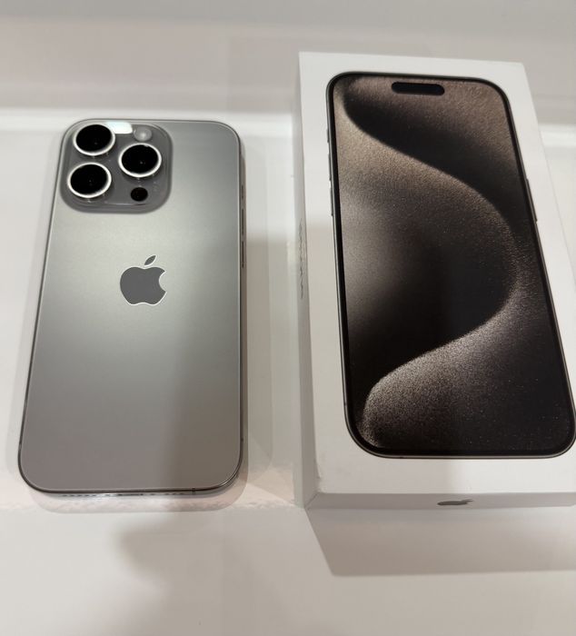 iPhone 15 Pro 128GB – Natural Titanium
