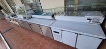 витрина для салатов холодильная на раздачу