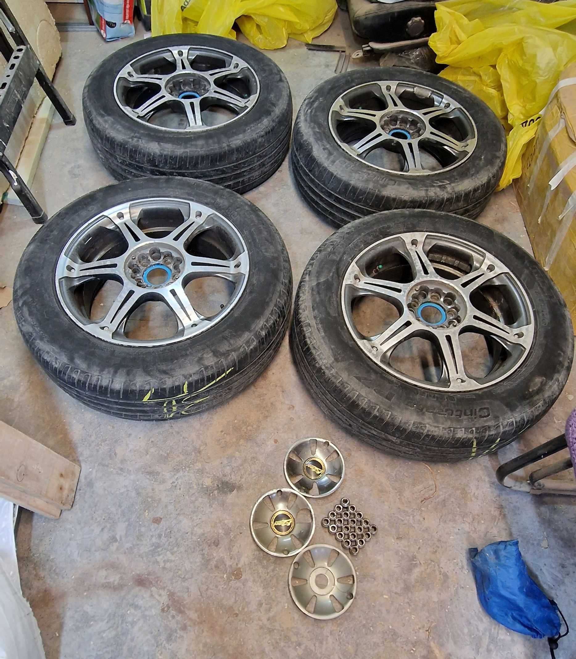 Джанти Kosei Subaru Outback с летни гуми Pirelli 225/60/R17