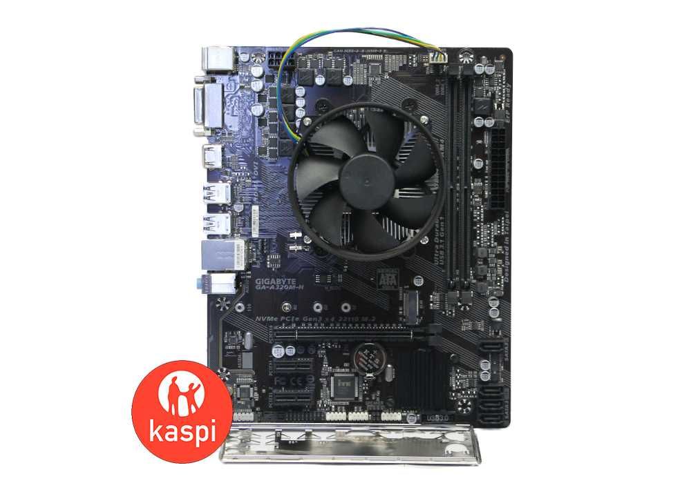 Мат.Плата AM4 GIGABYTE GA-A320M-H 2x DDR4 CPU Fan в комплекте