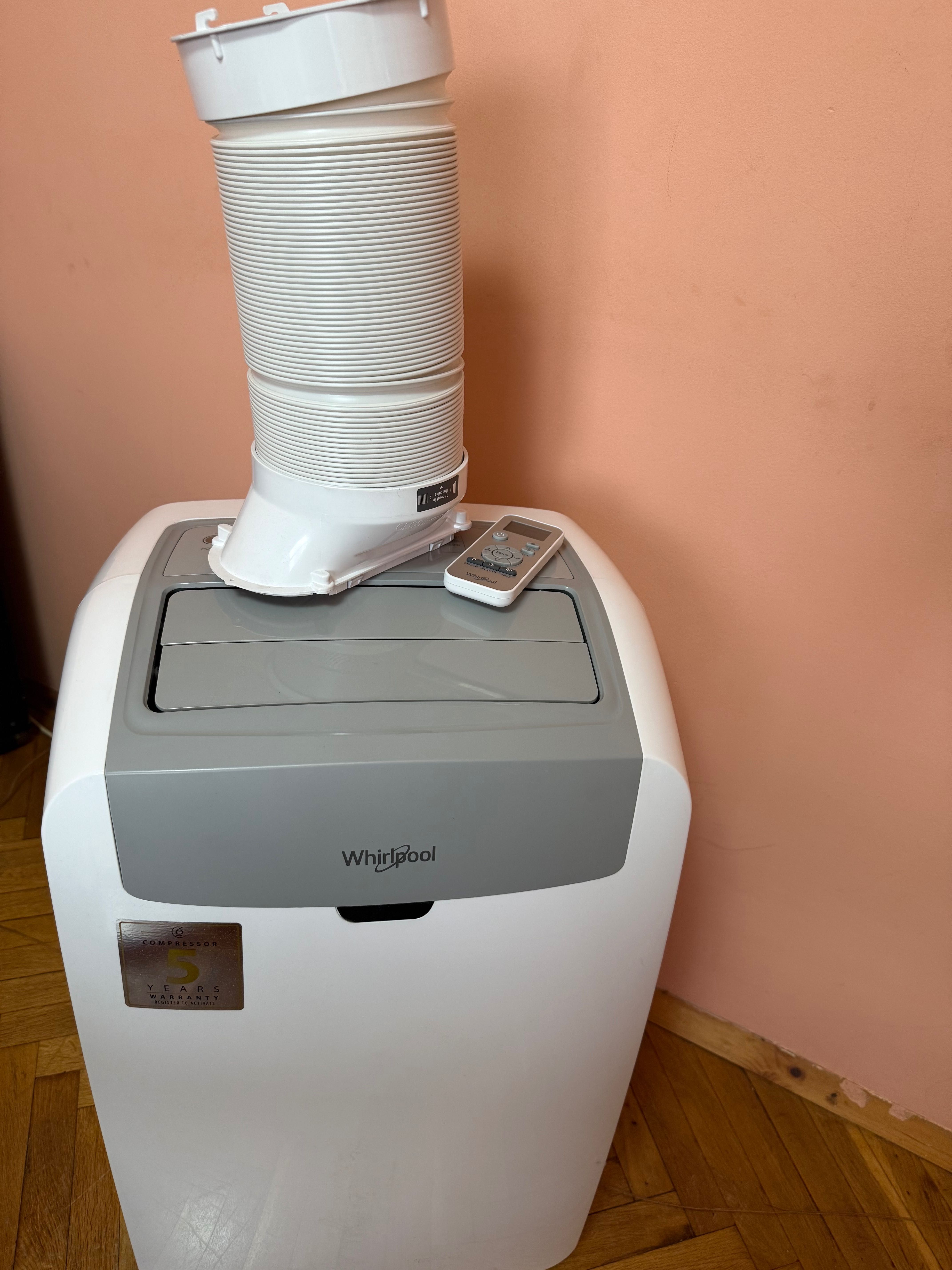 Преносим климатик Whirlpool 12 000 BTU, PACW212CO– КАТО НОВ!