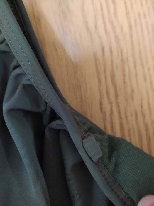 Цял бански с паднали рамене, made in Italy, s размер, тъмно зелен цвят