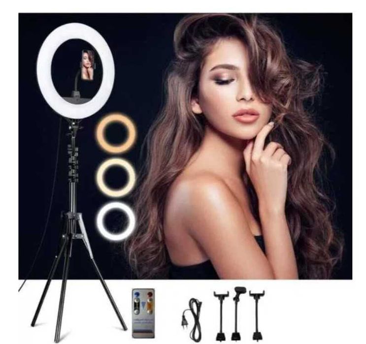 Много мощна ринг лампа голяма 18",ринг лампа,ring lamp