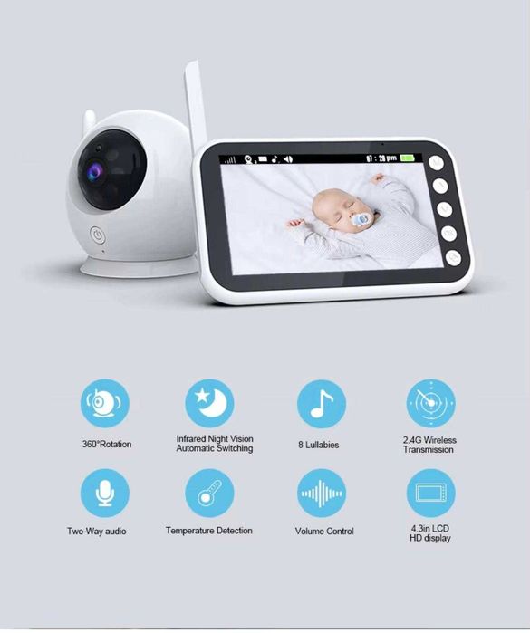 Camera de supraveghere bebelusi Baby monitor - noua - sigilata