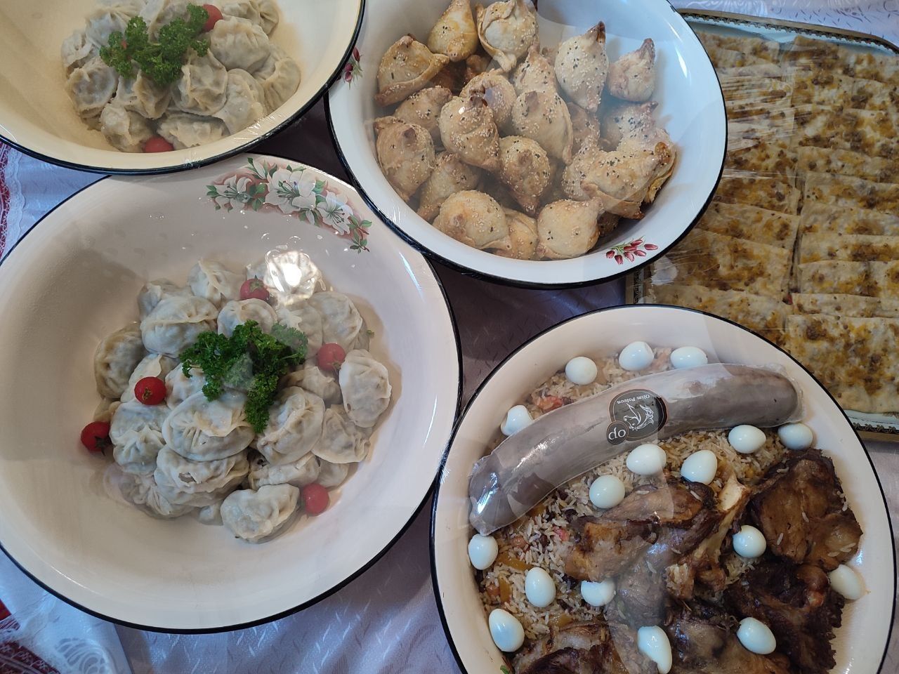 Tog'oraga manti,somsa,osh,bedana,assorti,kiyevskiy qilamiz