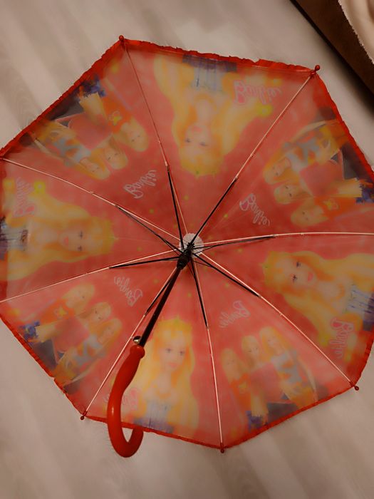 Детский девчачий зонтик барби