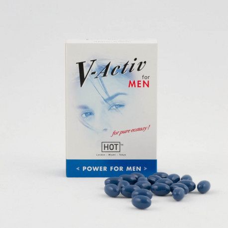 V-Activ for Men 20 Pastile Potenta, erectii puternice, intarziere ejac