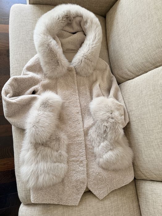 Haina de blana alb-crem