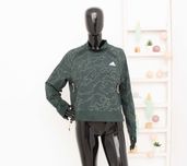 Adidas X-City Aeroready дамско яке зелено светлоотразително ветровка S