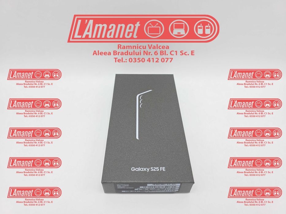 Samsung S25 Fe Black 128GB 8GB Ram DualSim Neverlock Sigilat Garantie