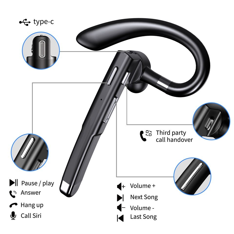 Безжични Bluetooth слушалки с микрофон