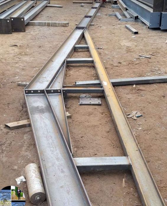 Vand hala de 10x45x3 confectionata din profile ipe .