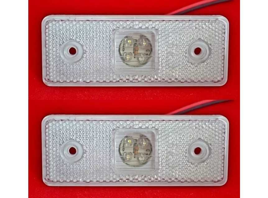 1бр. диодни Лед LED габарити светлини с 4 диода 12-24V , 3 цвята