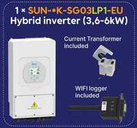 Invertor DEYE Hibrid 6kW 48v 2xMPPT SUN-6K-SG05LP1-EU