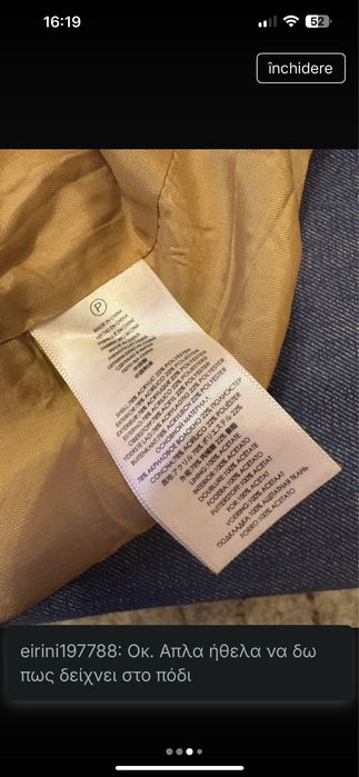 Rochita aurie stofa Michael Kors