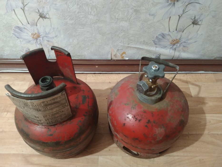 Газовые баллоны 5л заправленые
