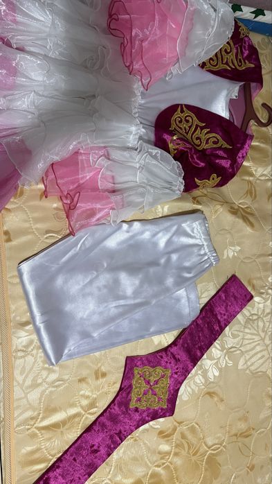 Казахский платье, одевалось один раз