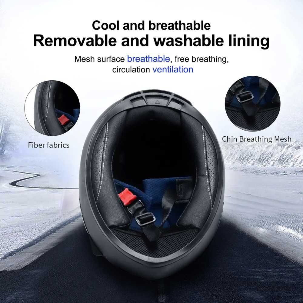 Интелигентна мотоциклетна каска EJEAS AiH1 или AiH2 L size 59-60см