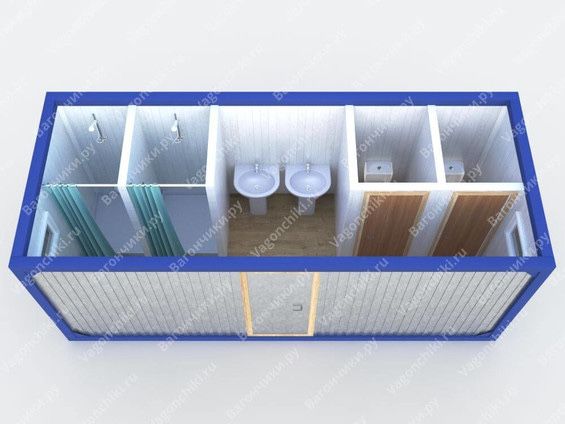 Контейнер туалет | Контейнер душ