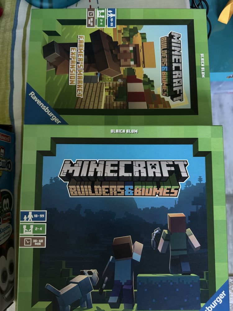 Настолна игра Minecraft: Builders & Biomes - Семейна+ разширение